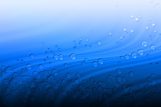 Blue abstract drop background