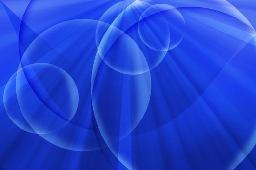 abstract line and circle blue background