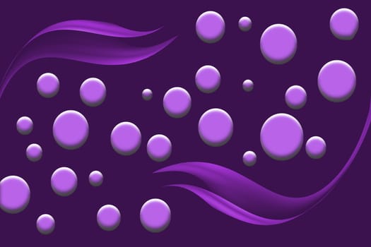 Abstract circle purple background