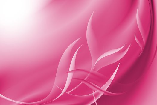 Pink abstract curve background