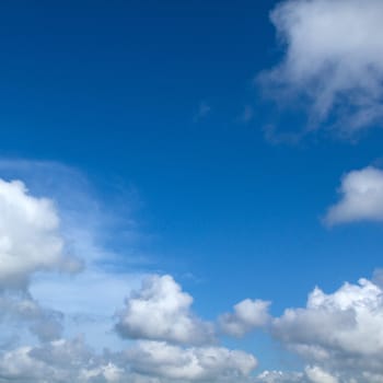 View white cloud with blue sky background