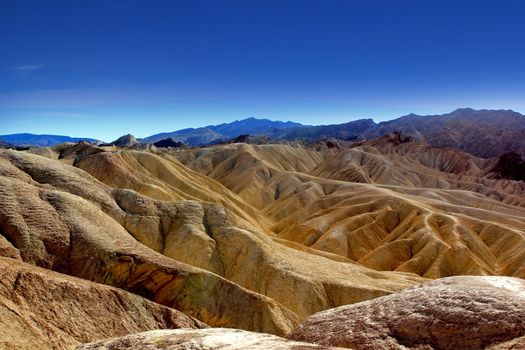 Famous view over Death Valley National Park. USA