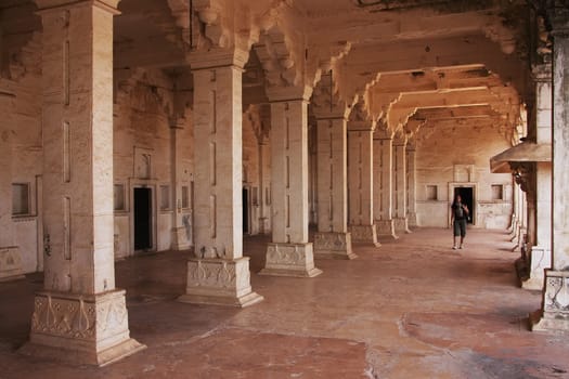 Interior of Bundi Palace, Rajasthan, India