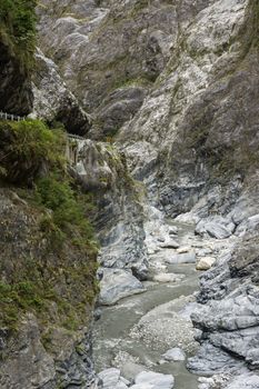 Famous geography landscape at Taroko National Park, Taiwan, Asia