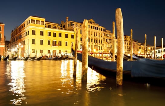 Grand Canale of Venice in the evening. Italy