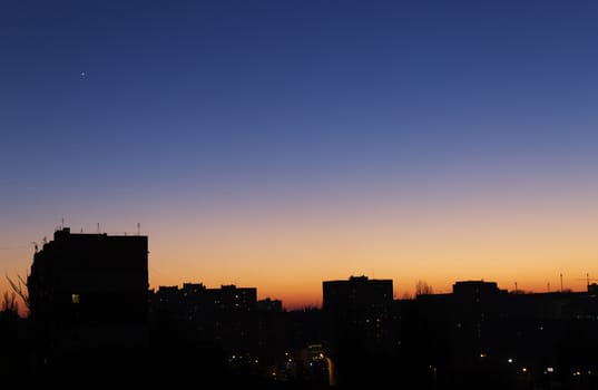 sunset silhouette