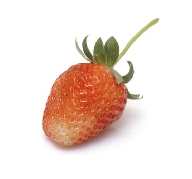 Fresh strawberry on white background