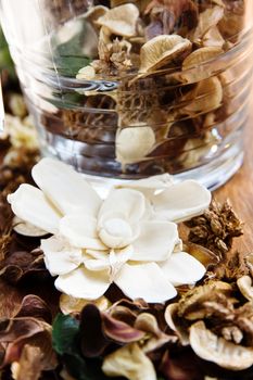 Potpourri,Dry flowers background texture