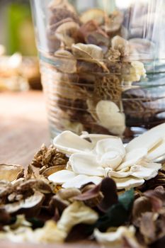 Potpourri,Dry flowers background texture