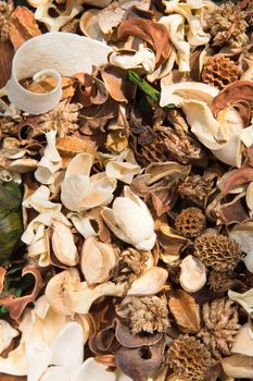 Potpourri,Dry flowers background