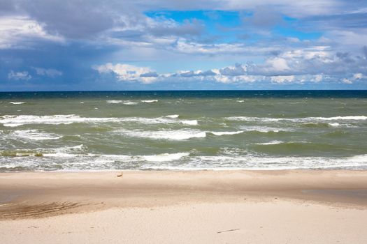 Baltic sea near Curonian Spit

