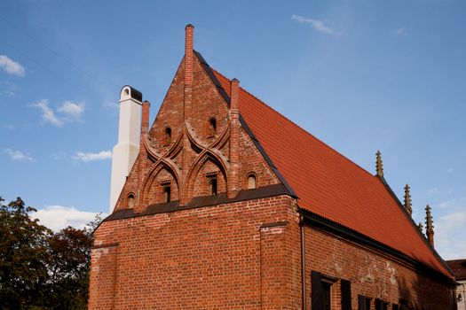 Old building in Kaunas in Litthuania
