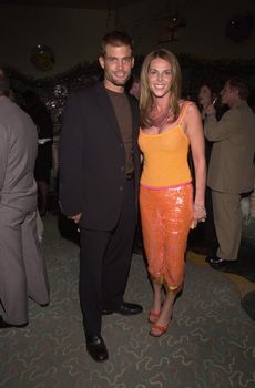 Casper Van Dien and Catherine Oxenberg at the Korbel Champagne kick off for it's romantic wedding contest, benefitting the Kenny G Miracles foundation. Malibu, 06-08-00