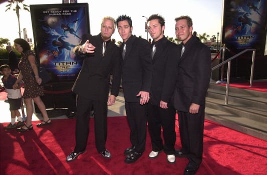 Lit at the premiere of the 20 Century Fox film "Titan A.E." in Los Angeles, 06-13-00