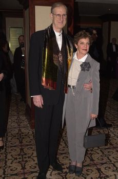 James Cromwell and wife Julie at the 2000 Golden Laurel Awards, Beverly Hills, 03-02-00