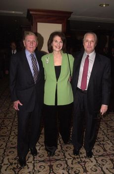 Sumner "Red" Stone and Sherry Lansing at the 2000 Golden Laurel Awards, Beverly Hills, 03-02-00