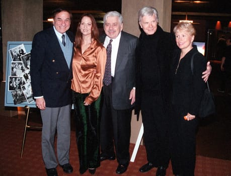 Richard Sherman, Lesley Ann Warren, Robert Sherman, A.J. Carothers and Joyce Bulifant at the American Cinematheque special screening of the restored Disney classic "THE HAPPIEST MILLIONAIRE," the last live action film Walt Disney personally worked on. Eg