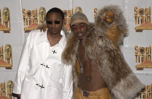 Sisqo and Nokio at the 14th Annual Soul Train Music Awards, Los Angeles, 03-04-00