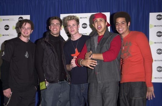 O Town at the 2000 Radio Music Awards held at the Aladdin Hotel, Las Vegas, 11-01-00