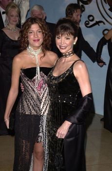 Tori Spelling and Victoria Principal at the Carousel Of Hope charity gala benefitting the Barbara Davis Center for Childhood Diabetes, Beverly Hills, 10-28-00