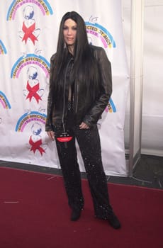 Leeza Gobbons at the 2000 Dream Haloween bash to benefit the Children Affected by AIDS Foundation, Santa Monica, 10-28-00