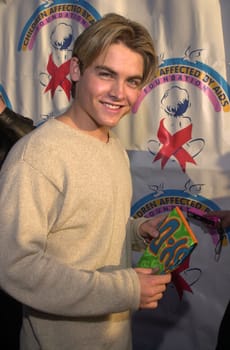 Aaron Carter at the 2000 Dream Haloween bash to benefit the Children Affected by AIDS Foundation, Santa Monica, 10-28-00