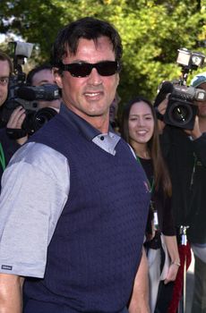 Sylvester Stallone at the AFI Golf Tournament, Pacific Palisades, 10-30-00