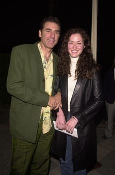 Michael Richards and Date at the premiere of Paramount's "The Ladies Man" on 10-10-00