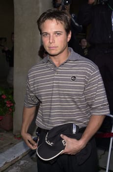 Scott Wolfe at the AFI Golf Tournament, Pacific Palisades, 10-30-00