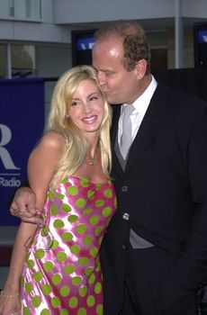 Kelsey Grammer and wife Camille at the Museum of Television & Radio 5th Gala in Beverly Hills. 09-24-00