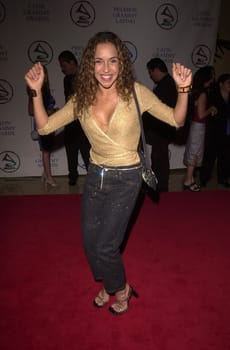 Daniella Mercury at the Latin Academy of Recording Arts and Sciences pre-Latin Grammy gala in Beverly Hills, 09-11-00