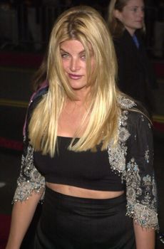 Kirstie Alley at the premiere of Warner Brother's "BATTLEFIELD EARTH" in Hollywood, 05-10-00