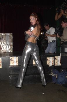 Chloe at the party and fashion show for the documentary "The Girl Next Door" about a housewife turned adult film actress. West Hollywood, 05-09-00
