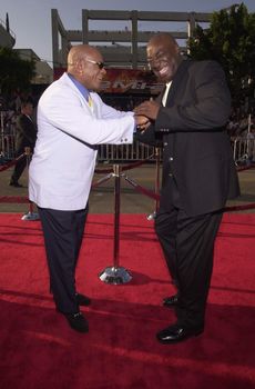 Ving Rhames and Michael Clarke Duncan at the premiere of Paramount Picture's "MISSION IMPOSSIBLE 2" in Hollywood, 05-18-00