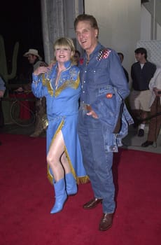 Robert Stack and wife Rosemarie at SHARE's 47th Annual "Boomtown" party, in Studio City, 05-13-00
