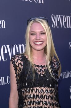 ADRIENNE FRANTZ at the SEVENTEEN Magazine VIP Party, House of Blues, West Hollywood, 06-14-01