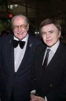 Forrest Ackerman and Walter Koenig at the 27th Annual Saturn Awards, Park Hyatt Hotel, century City, 06-12-01