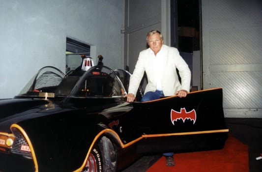 ADAM WEST on the set of "The Man Show" in Hollywood, 06-21-01 on the set of "The Man Show" in Hollywood, 06-01-01