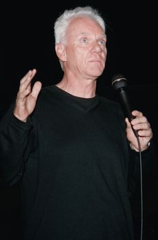 Malcolm McDowell at the American Cinematheque's screening of "A Clockwork Orange" at the Egyptian Theater, Hollywood, 06-21-01