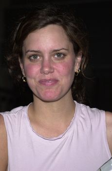 Ione Skye at the Vespa Fashion Extravaganza where Piaggio USA introduces fashion accessories for the return of the classic Italian motor scooter, Hollywood Blvd, 06-24-01