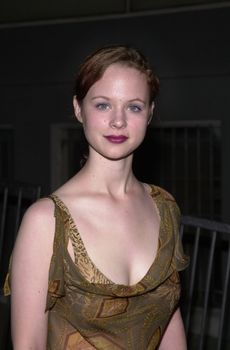 Thora Birch at the Vespa Fashion Extravaganza where Piaggio USA introduces fashion accessories for the return of the classic Italian motor scooter, Hollywood Blvd, 06-24-01