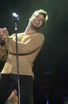 Ricky Martin at the KIIS FM annual Wango Tango concert, Dodger Stadium, 06-01-01