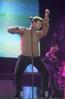Ricky Martin at the KIIS FM annual Wango Tango concert, Dodger Stadium, 06-01-01