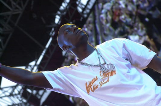 Tyrese at the KIIS FM annual Wango Tango concert, Dodger Stadium, 06-01-01