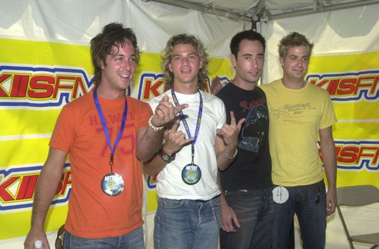 American Hi Fi at the KIIS FM annual Wango Tango concert, Dodger Stadium, 06-01-01