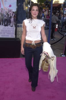 Lindsay Sloane at the premiere of MGM's "Legally Blonde" at Mann's Village Theater, Westwood, 06-26-01