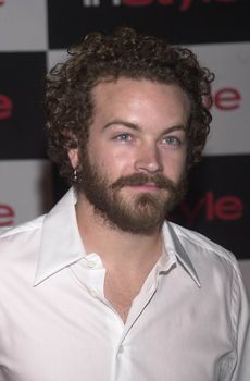 DANNY MASTERSON at the InStyle Magazine's exhibition of avante-garde artist Bryten Goss' work, Quixote Studios, West Hollywood, 06-28-01
