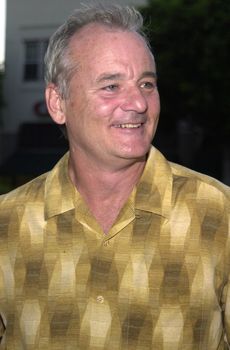 BILL MURRAY at the premiere of Warner Brothers "Osmosis Jones" at the Egyptian Theater, Hollywood, 08-07-01