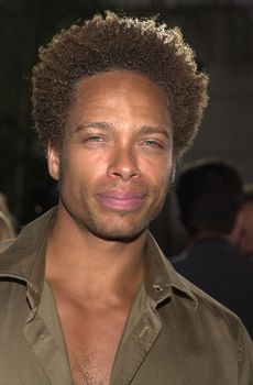 Gary Dourdan at the premiere of Warner Brother's and Morgan Creek Film's "American Outlaws" at Mann's Village Theater, Westwood, 08-14-01
