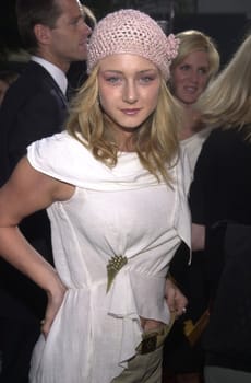 Katharine Towne at the premiere of Warner Brother's and Morgan Creek Film's "American Outlaws" at Mann's Village Theater, Westwood, 08-14-01
